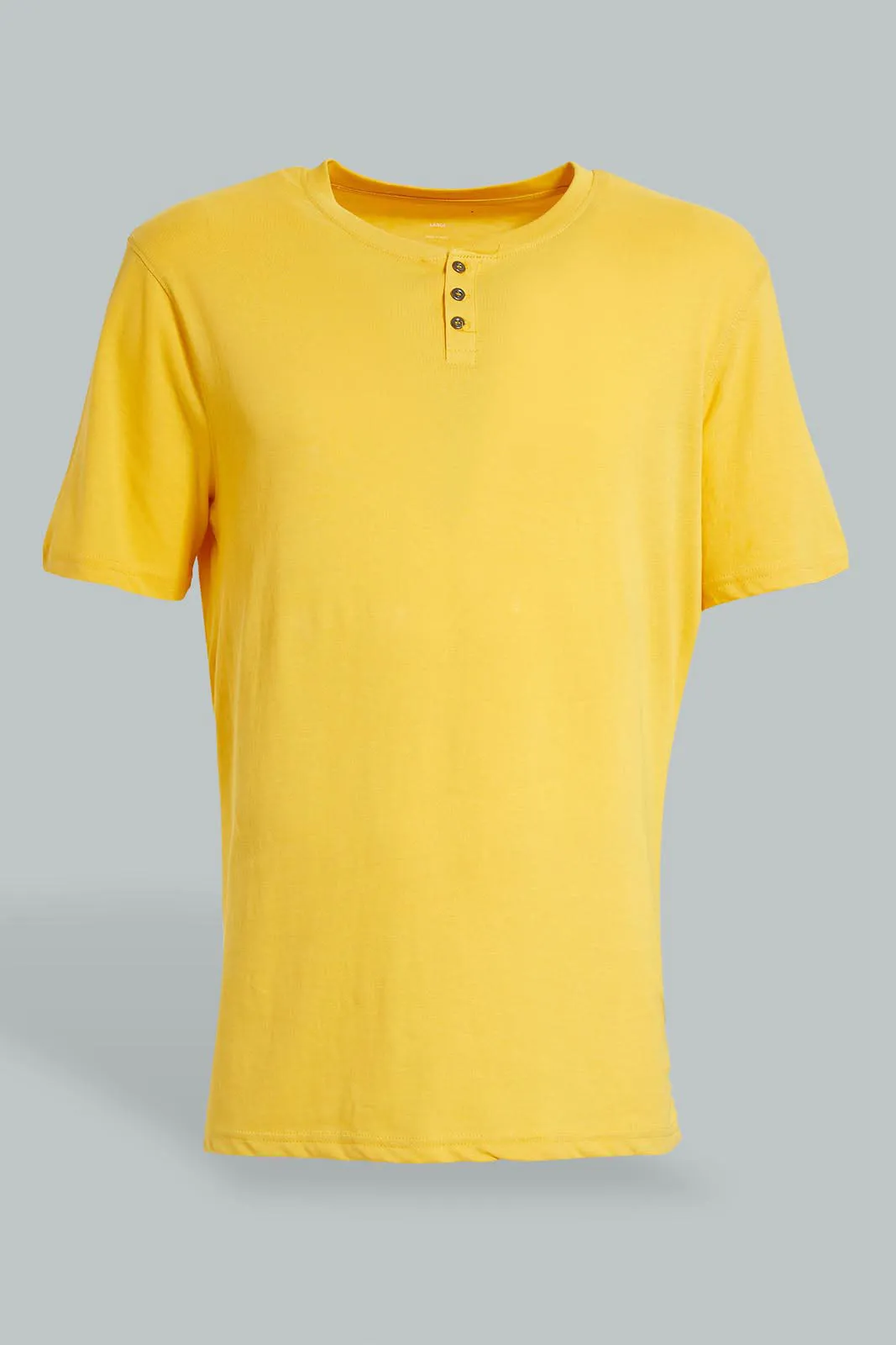 Yellow Henley T-Shirt