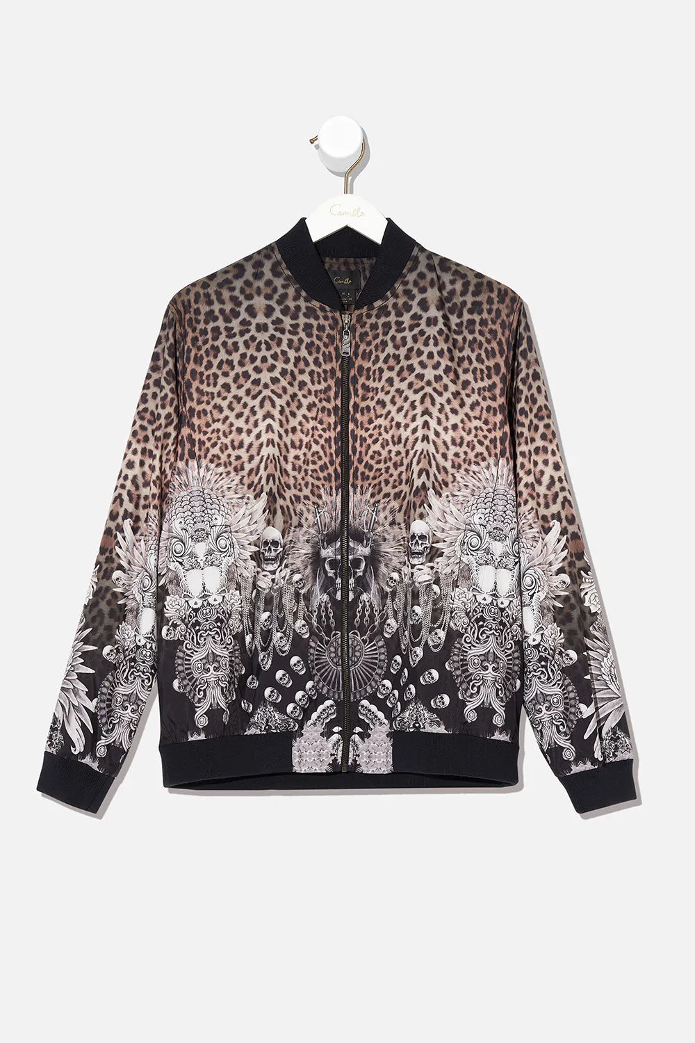 ZIP THROUGH BOMBER JACKET ORDER OF DISORDER
