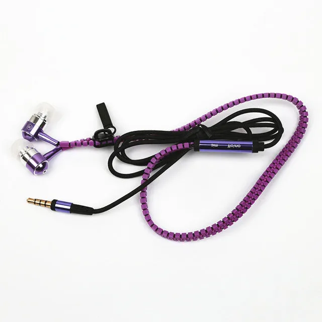 Zip Zipper Earphone