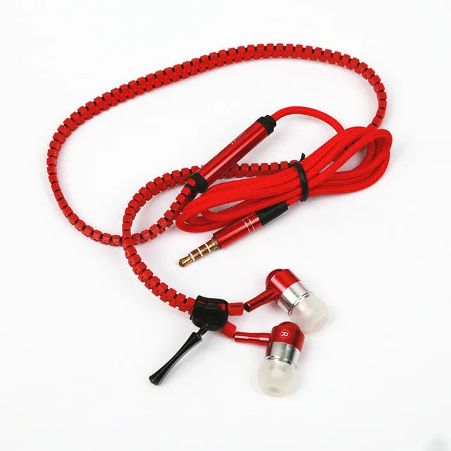Zip Zipper Earphone