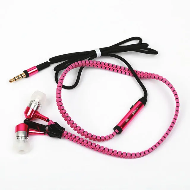 Zip Zipper Earphone