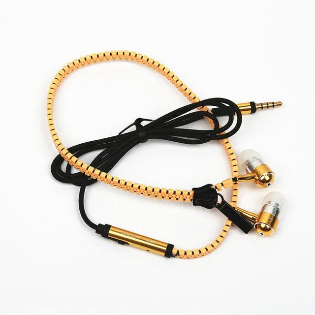 Zip Zipper Earphone